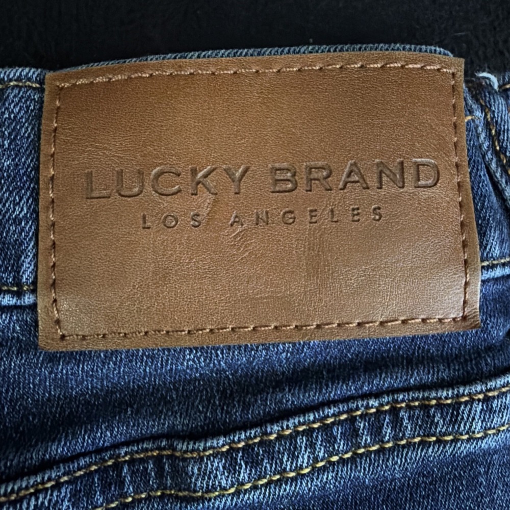 Lucky Brand Jeans Men's Blue 34x32 Stretch 410 Athletic Straight Fit Denim - Picture 5 of 12